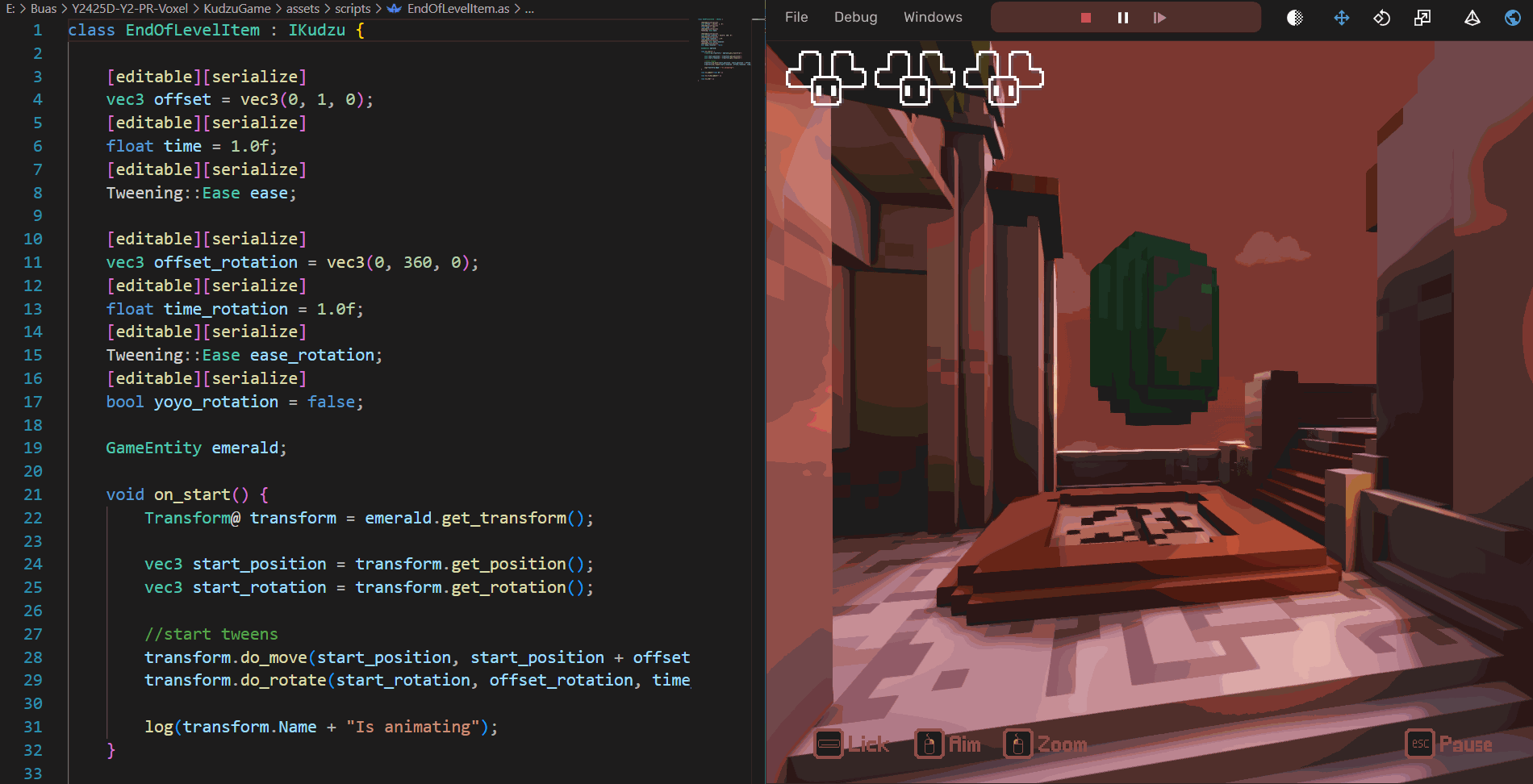 Kudzu Engine Custom Scripting Language Angelscript